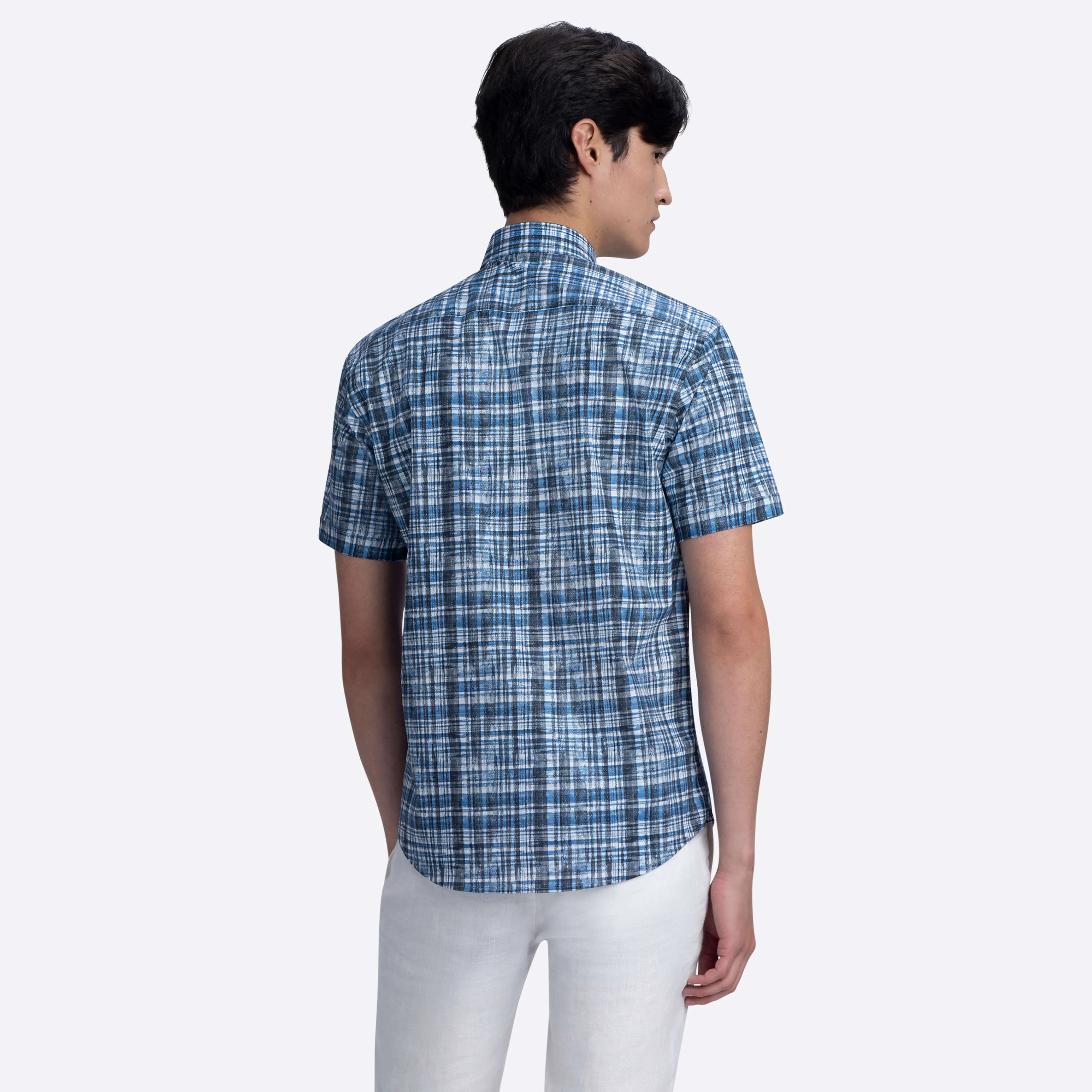 ORSON Madras Print Short Sleeve Shirt
