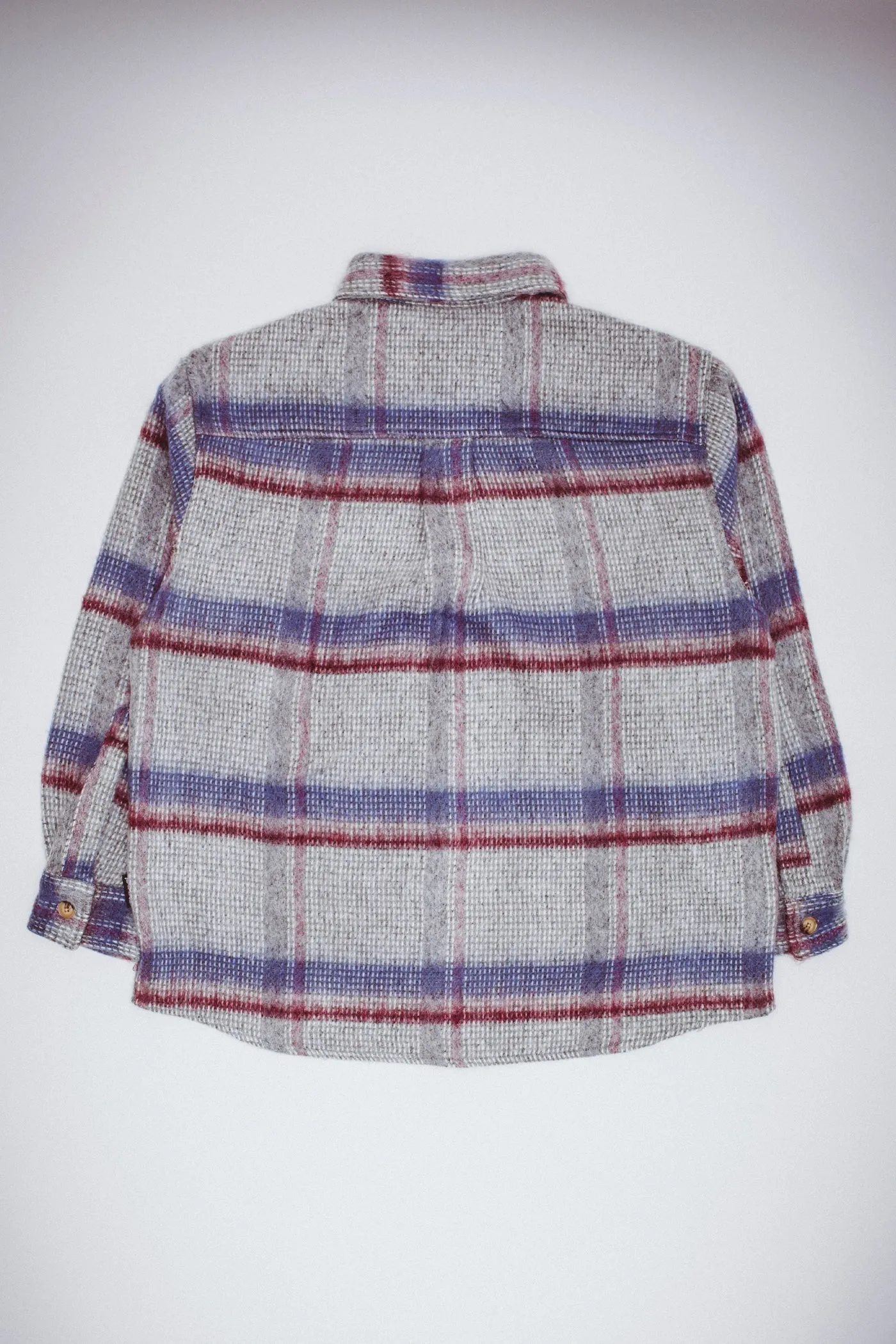 Oversized Flannel - Blue Plaid