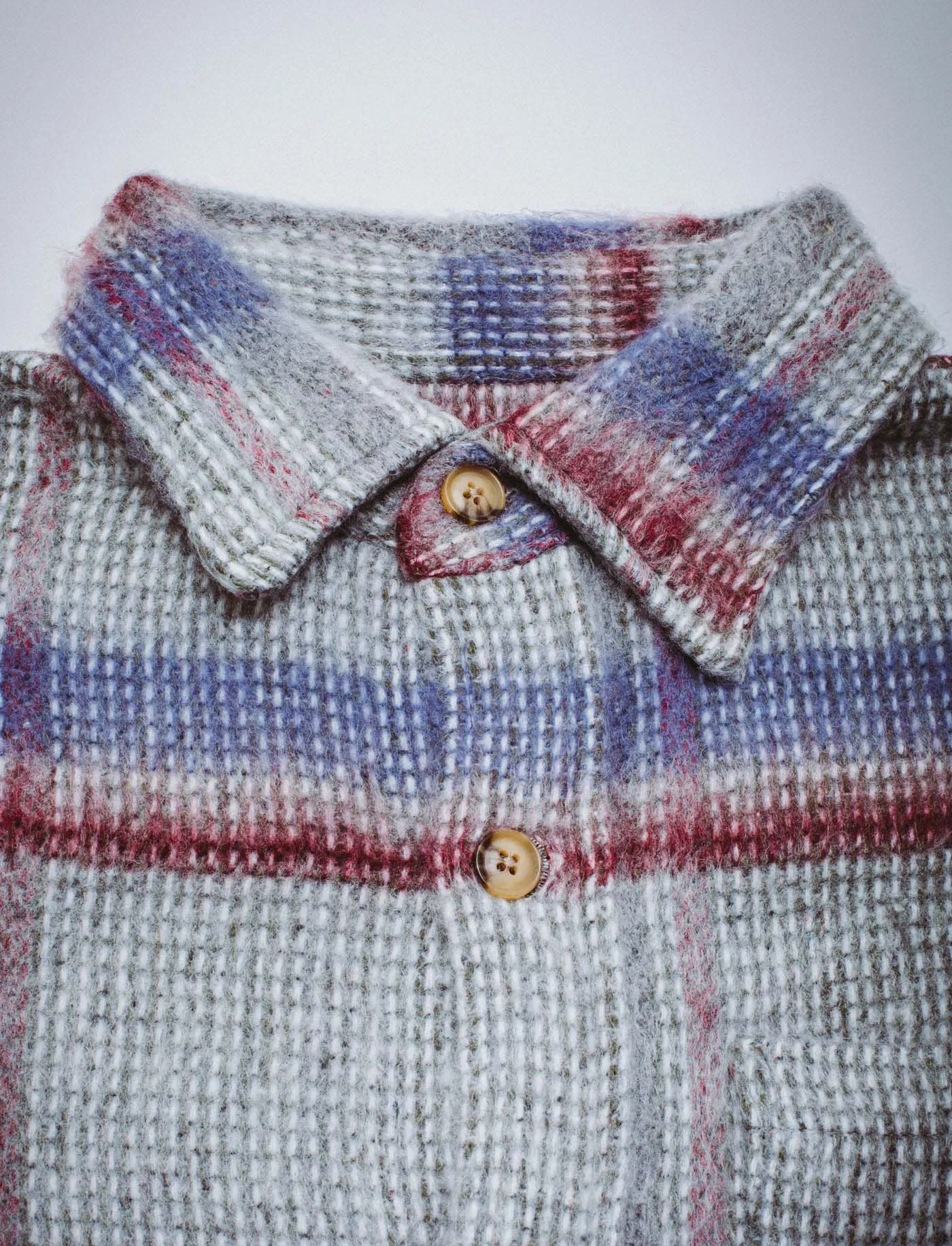 Oversized Flannel - Blue Plaid
