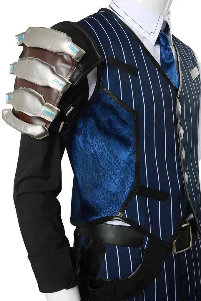 OW Shimada Hanzo Outfit Halloween Suit Cosplay Costume