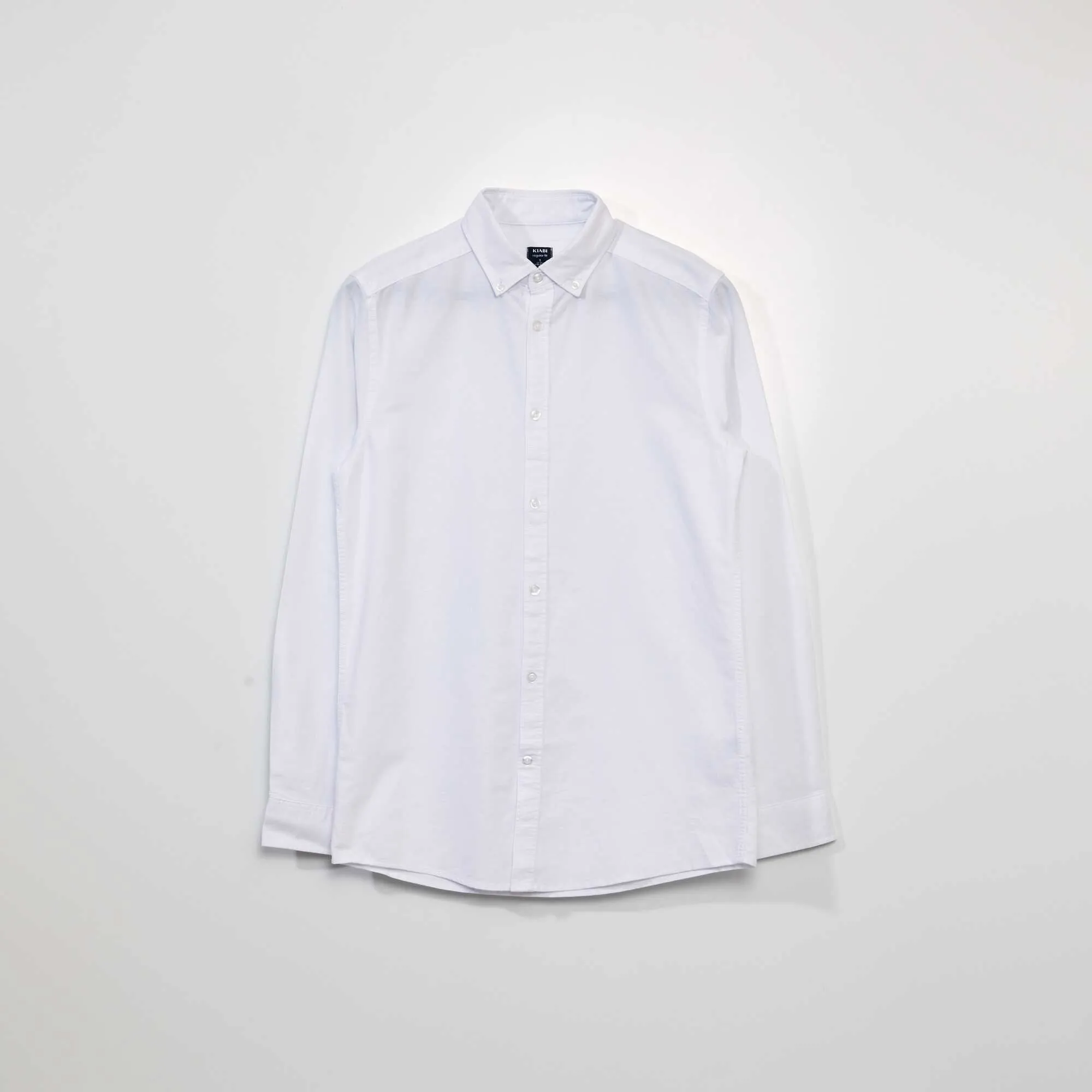 Oxford cotton shirt white
