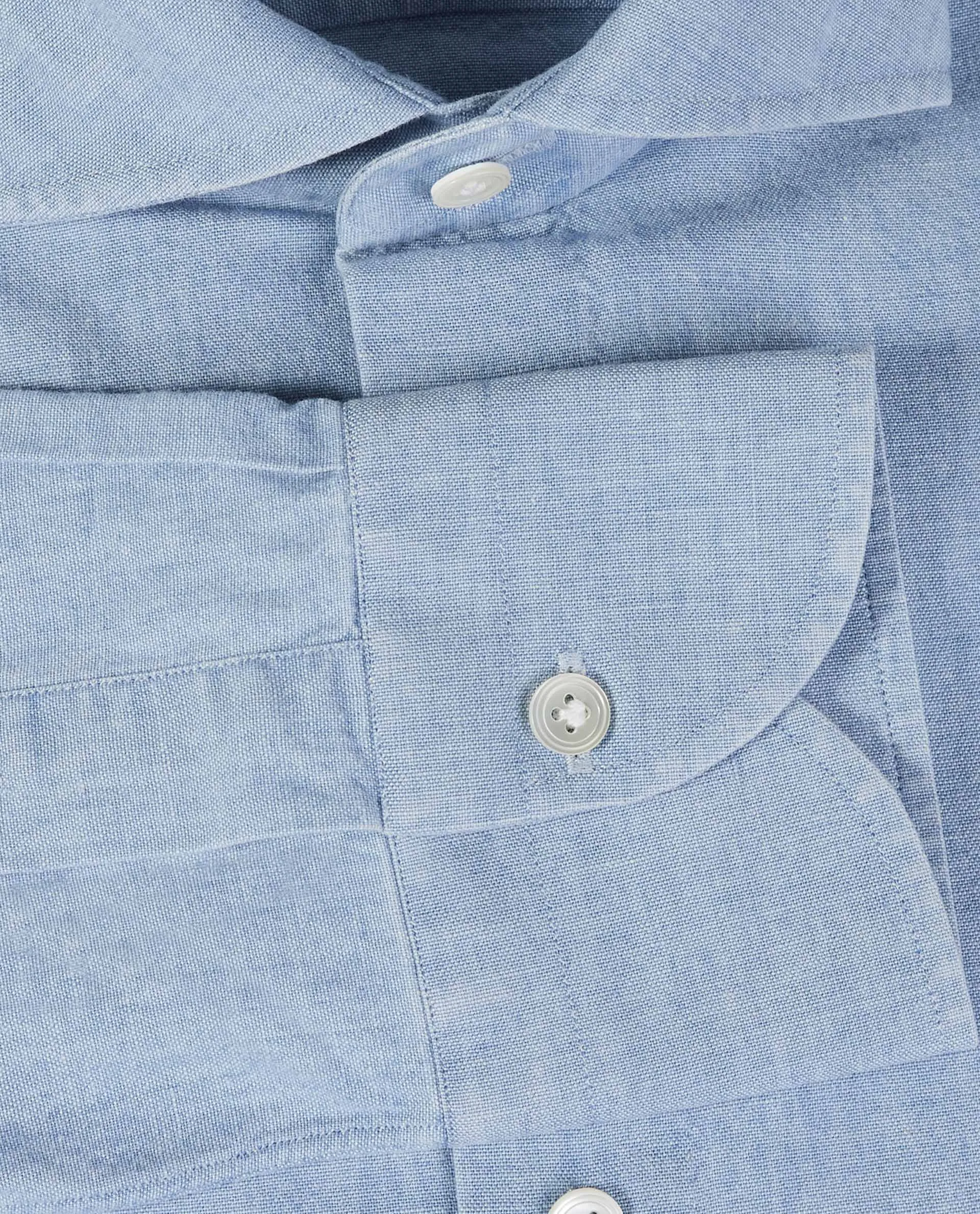 Oxford Denim Chambray Shirt - Lichtblauw