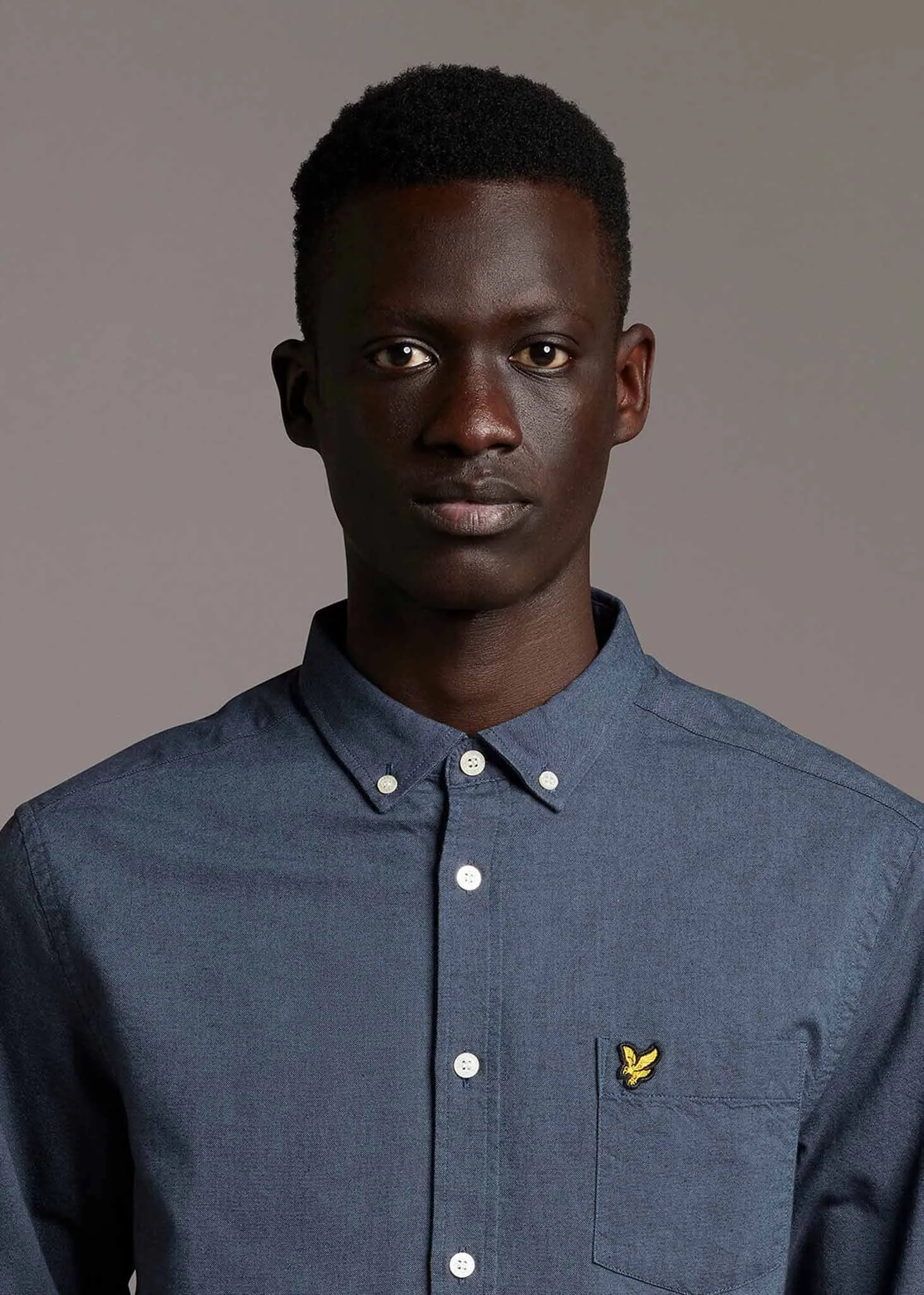 Oxford shirt - slate blue