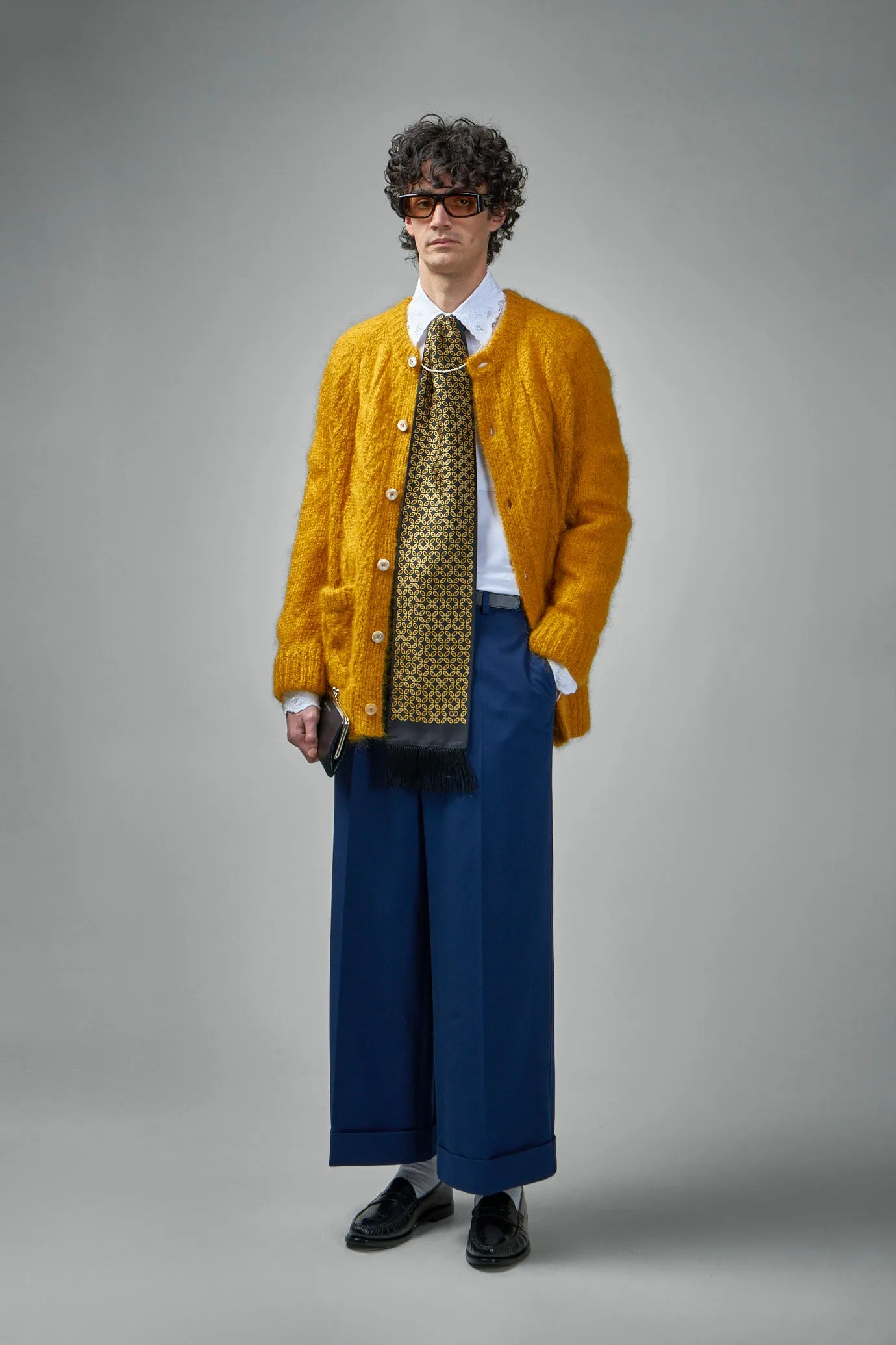 Oxford Shirt with Camicia Maniche Lunghe Embroideries