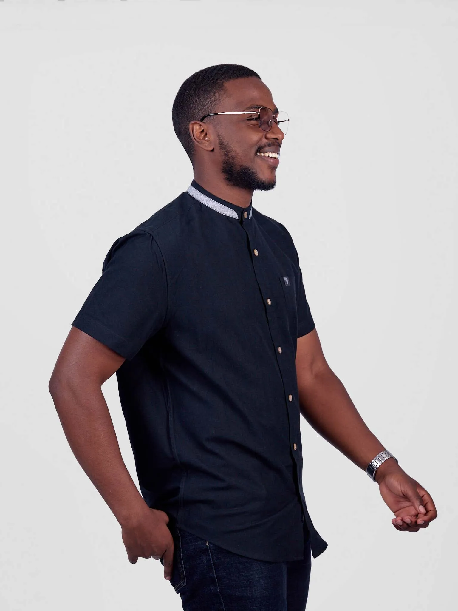 Oxford  short sleeve shirts blue
