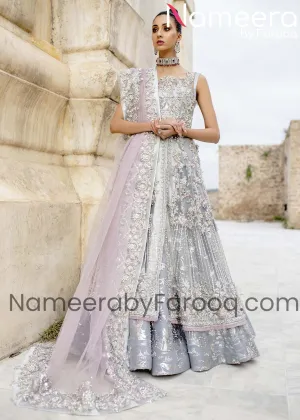 Pakistani Designer Attire in Walima Bridal Maxi #BN230