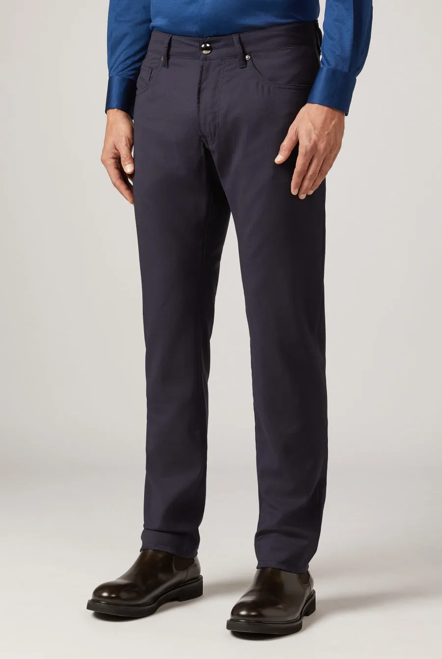 PAL ZILERI 5 Pocket Stretch Trouser | Black
