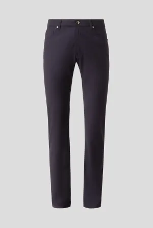PAL ZILERI 5 Pocket Stretch Trouser | Black