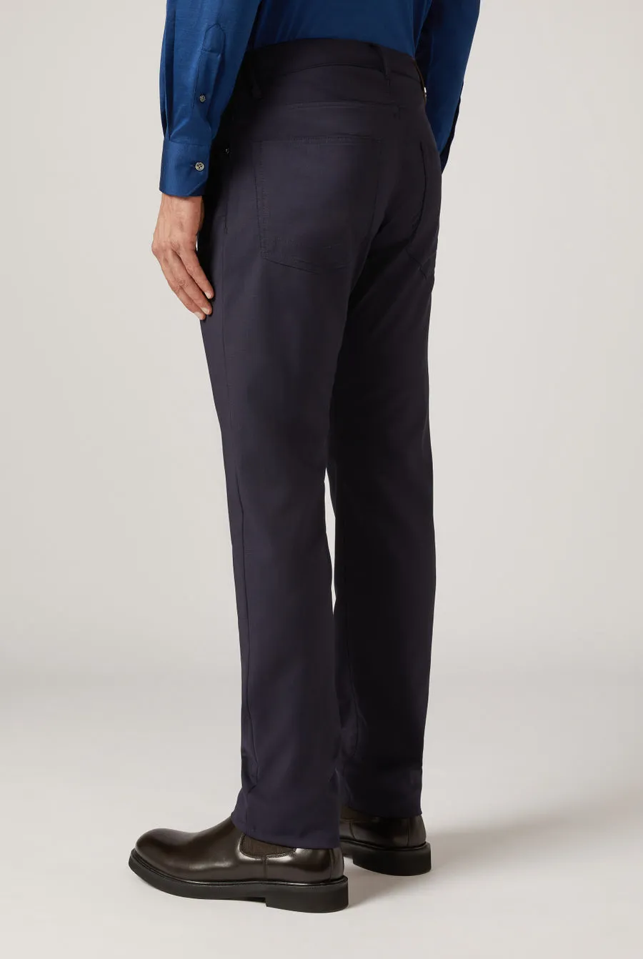 PAL ZILERI 5 Pocket Stretch Trouser | Black