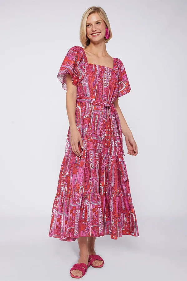 PALMIRA PINK PAISLEY DRESS