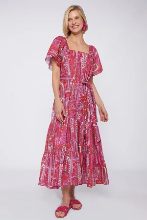 PALMIRA PINK PAISLEY DRESS