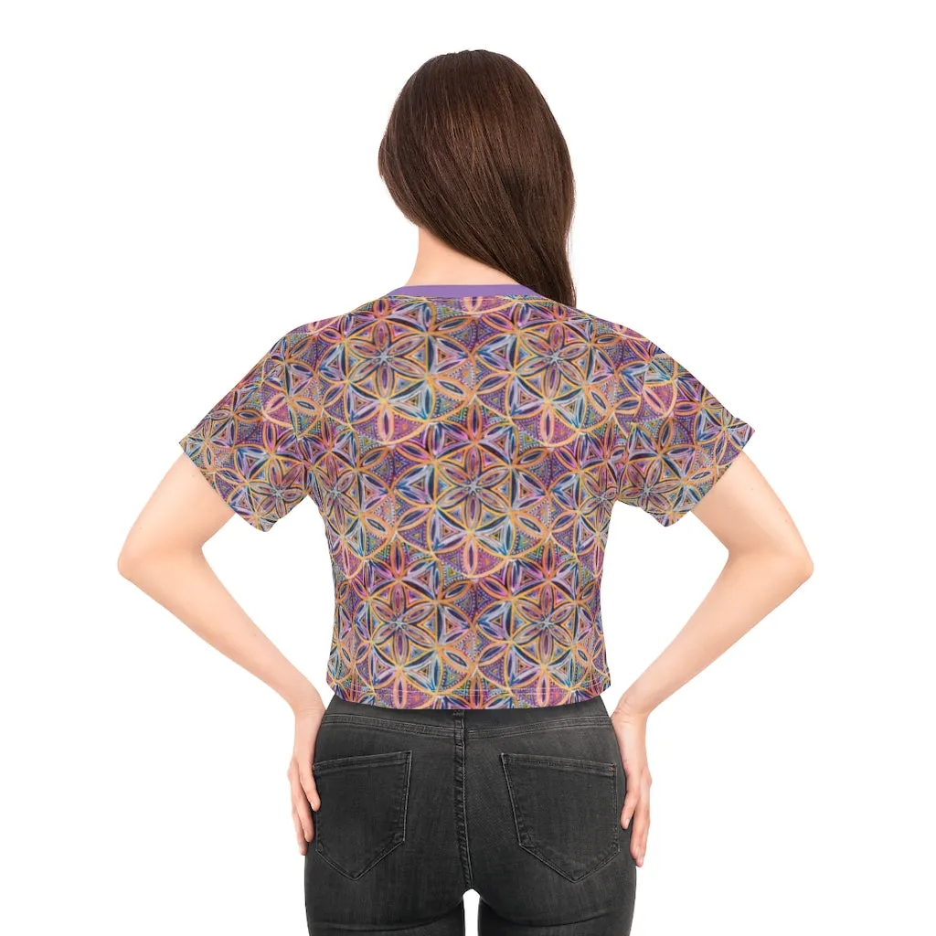 Particles Crop Tee