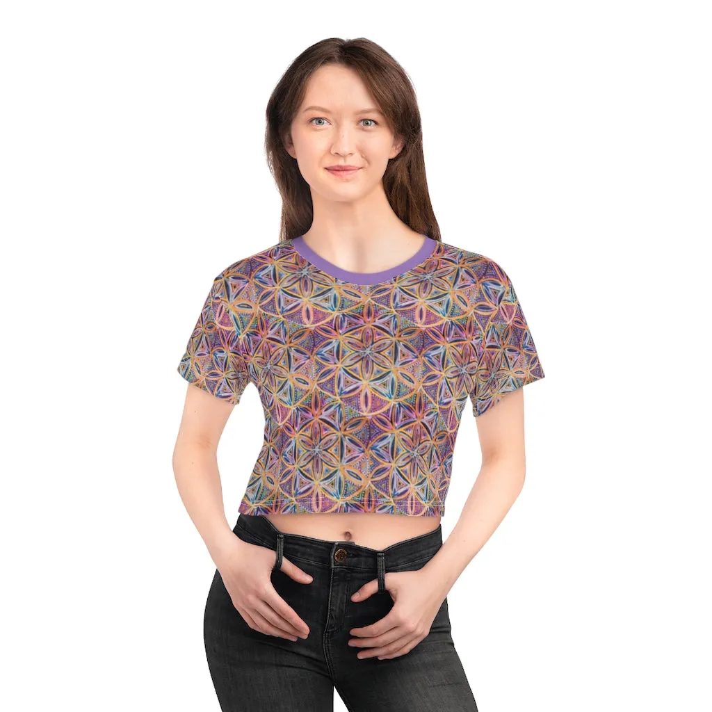 Particles Crop Tee