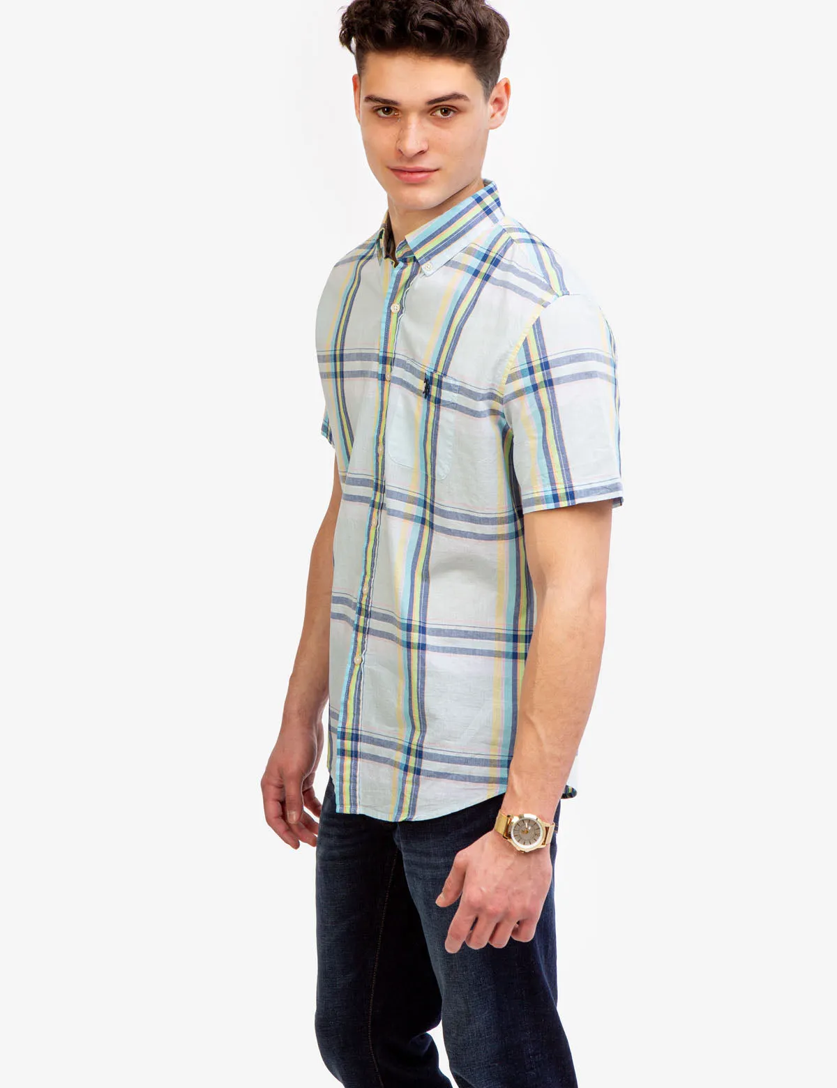 PASTEL PLAID MADRAS SHIRT