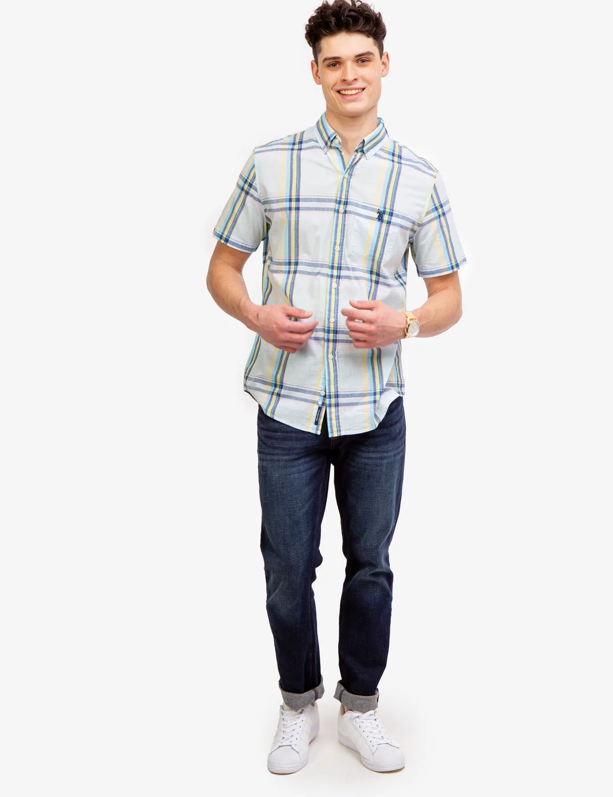 PASTEL PLAID MADRAS SHIRT