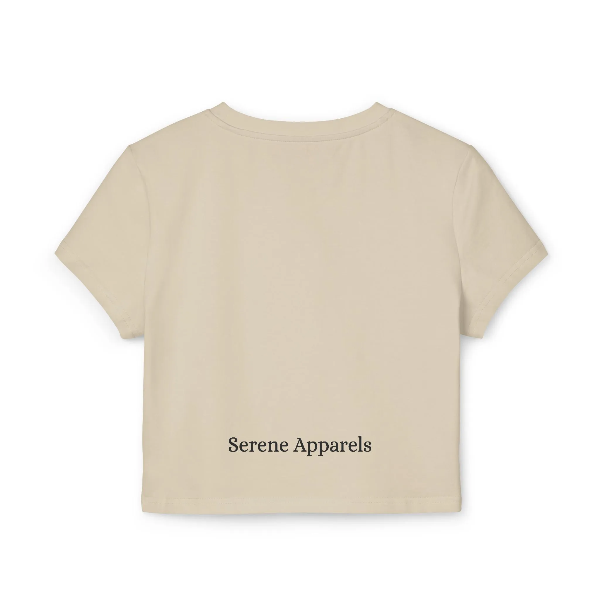 Peace Cropped Tee Shirt