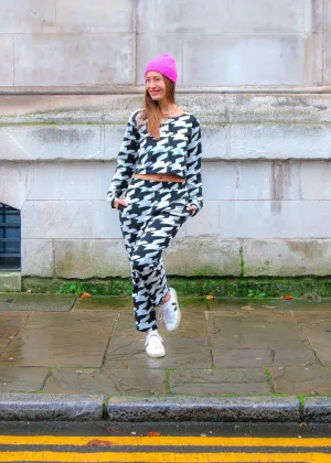 Percy Langley x Wild Clouds Black & White Trousers