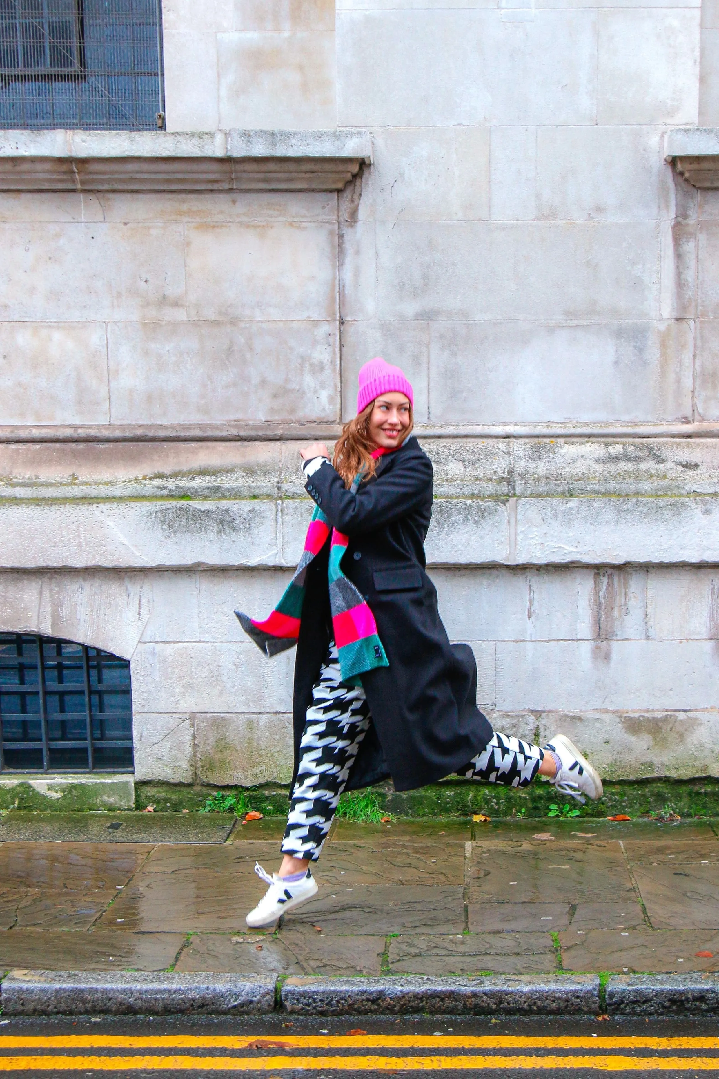 Percy Langley x Wild Clouds Black & White Trousers