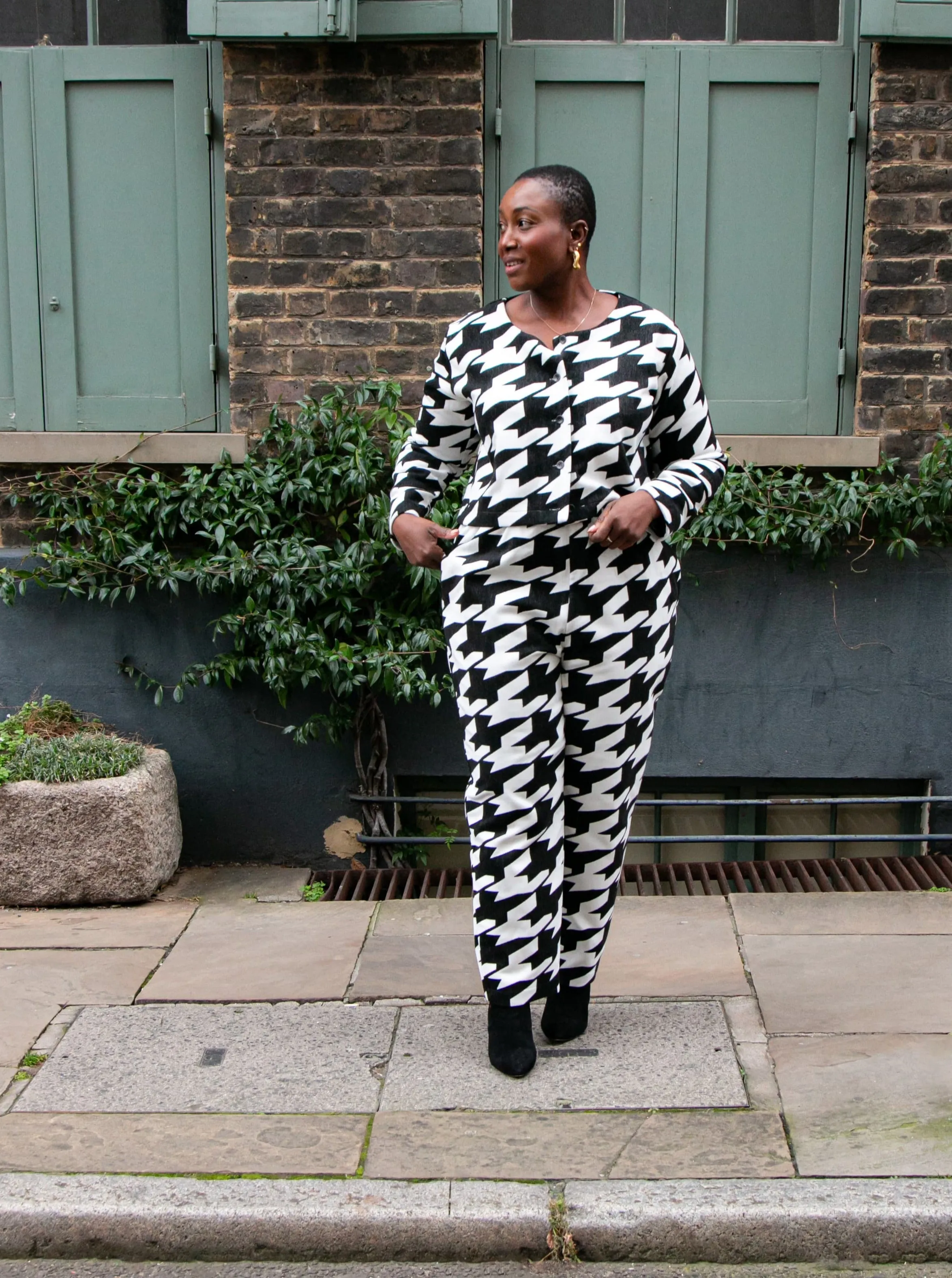 Percy Langley x Wild Clouds Black & White Trousers