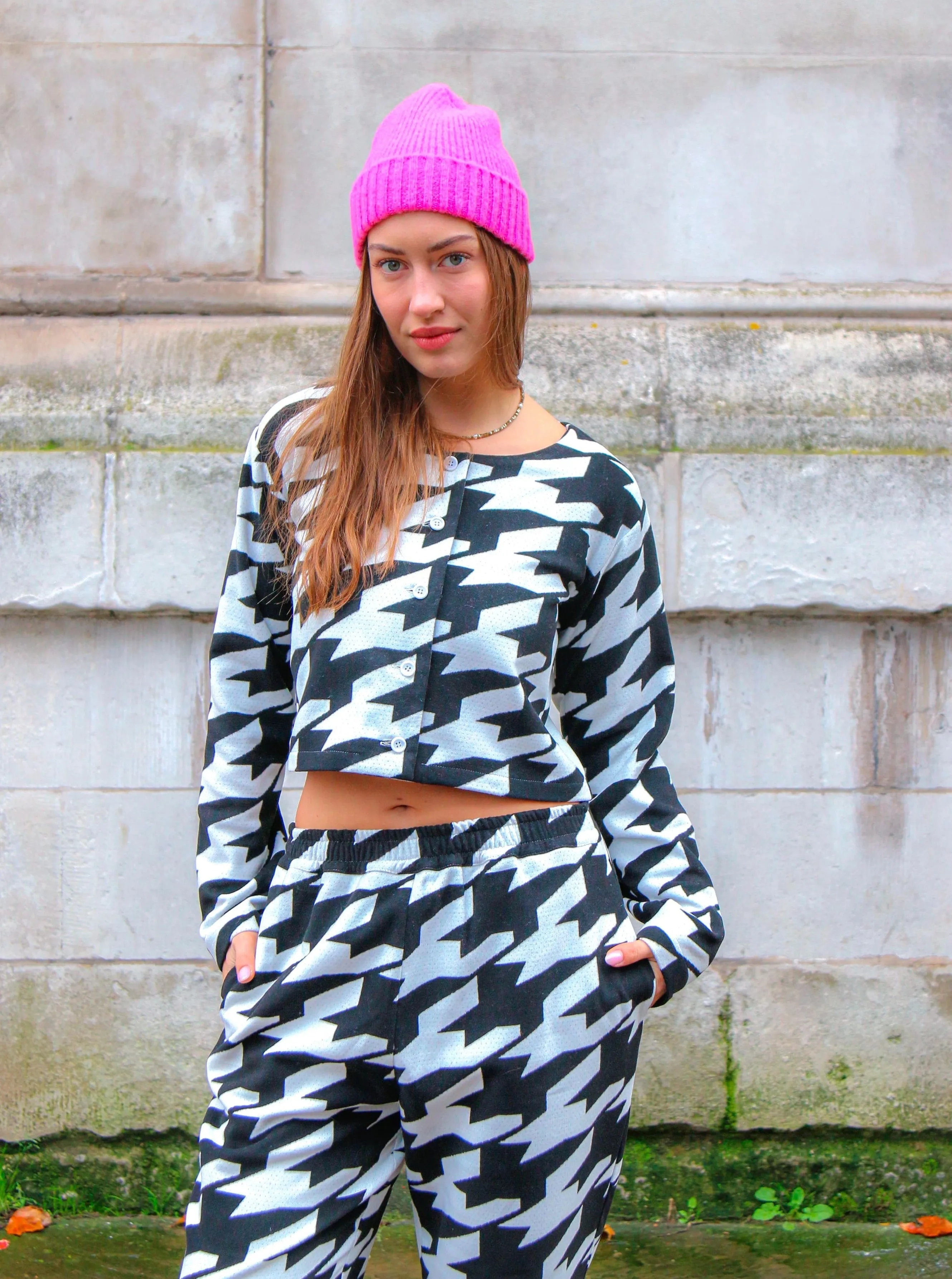Percy Langley x Wild Clouds Black & White Trousers