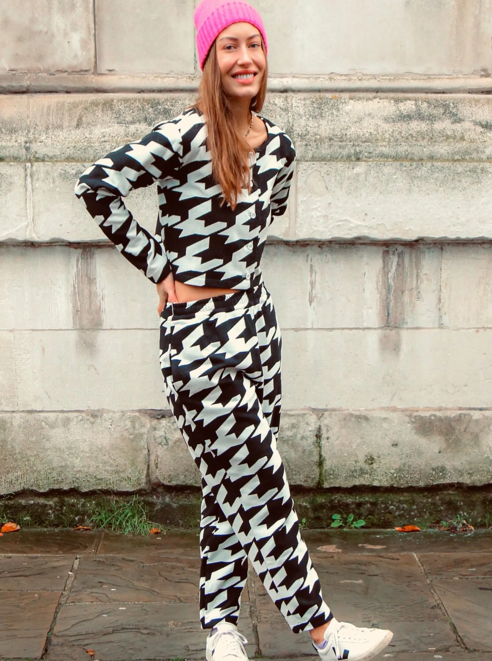 Percy Langley x Wild Clouds Black & White Trousers