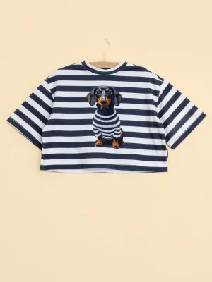 Pierre Cropped T-Shirt Kids