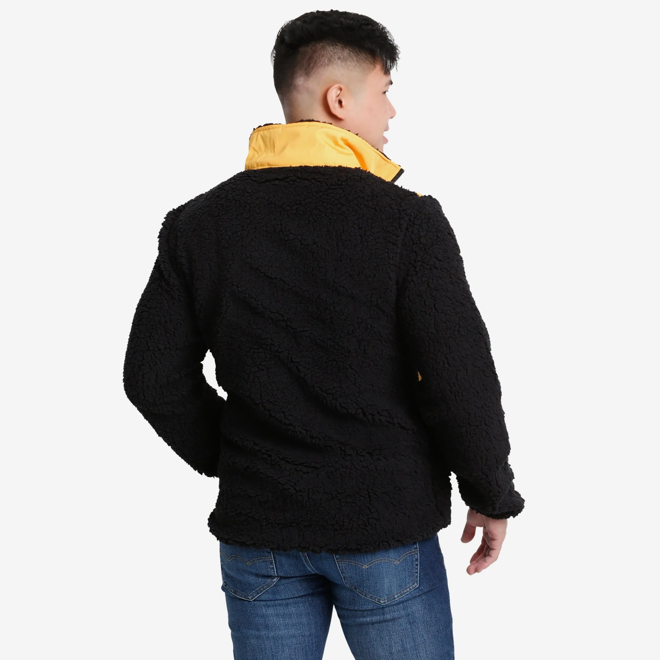 Pittsburgh Steelers Sherpa Soft Zip Up Jacket