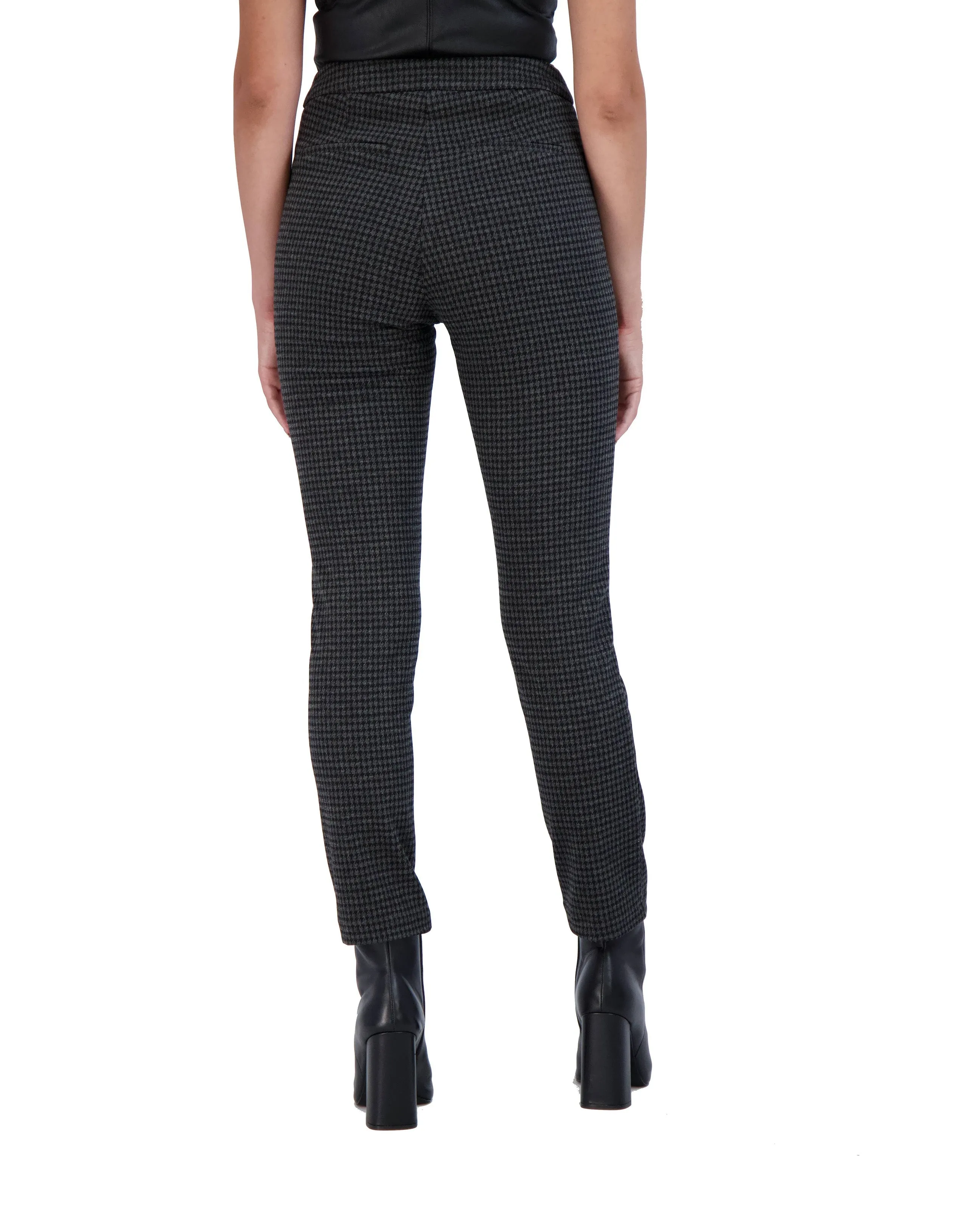 Plaid Knit Trouser