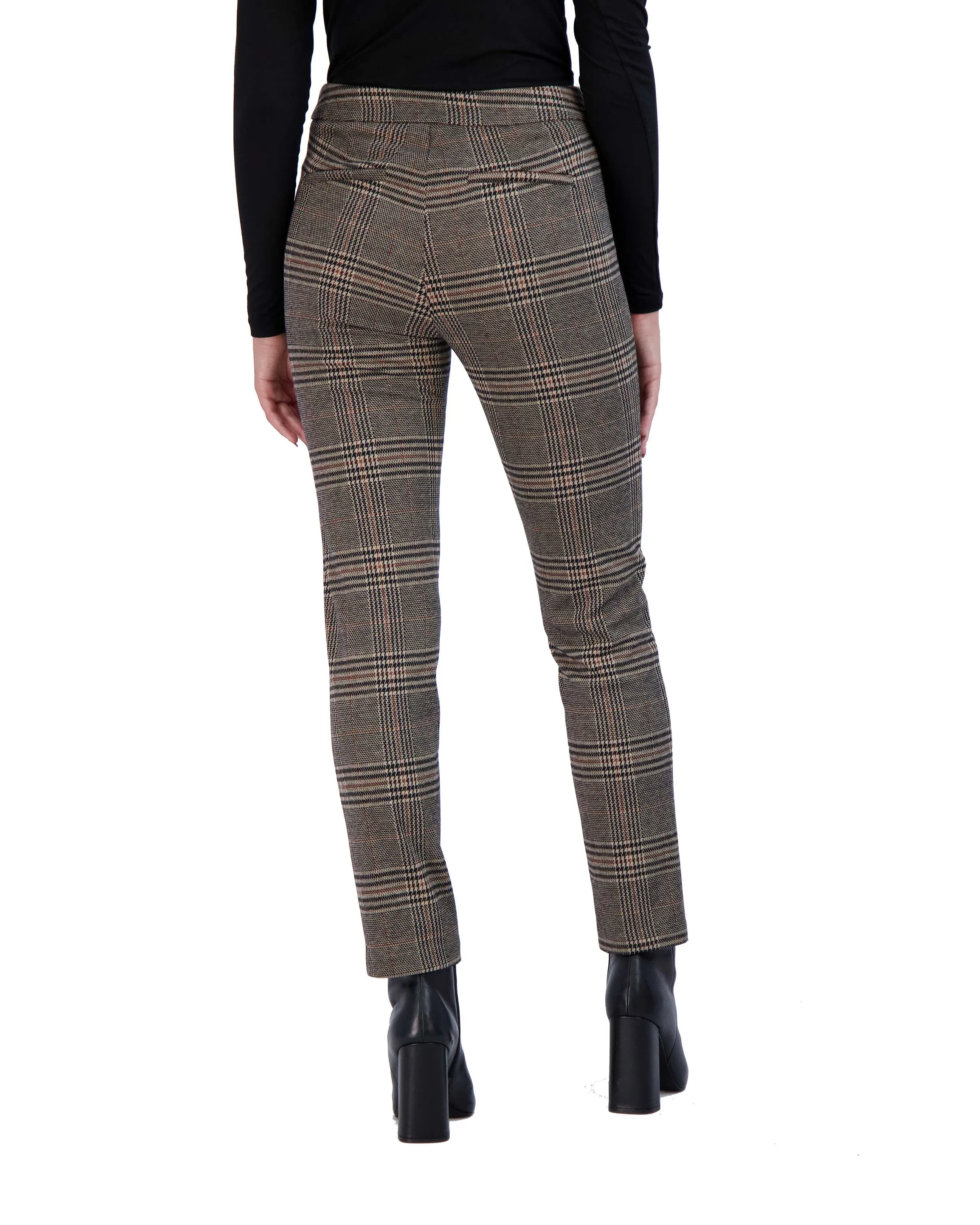 Plaid Knit Trouser