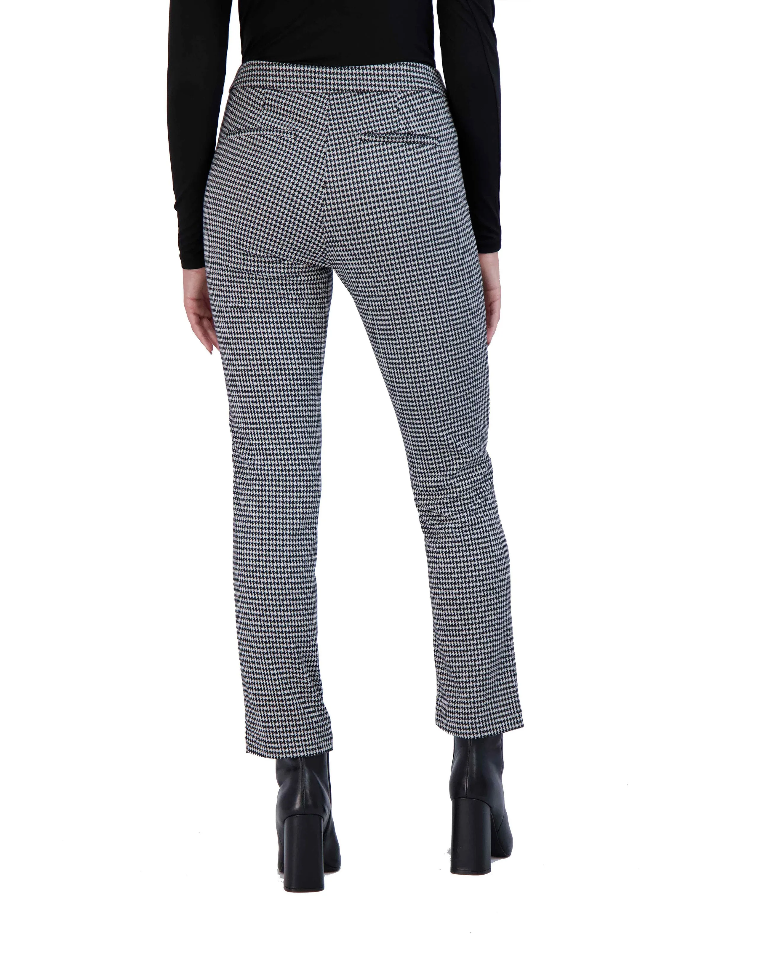 Plaid Knit Trouser