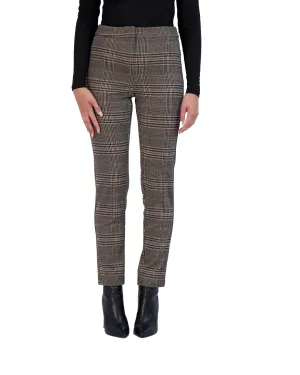 Plaid Knit Trouser