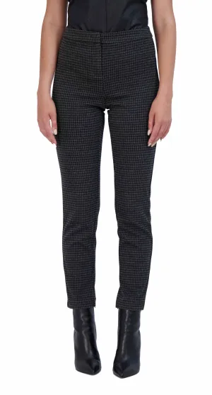 Plaid Knit Trouser
