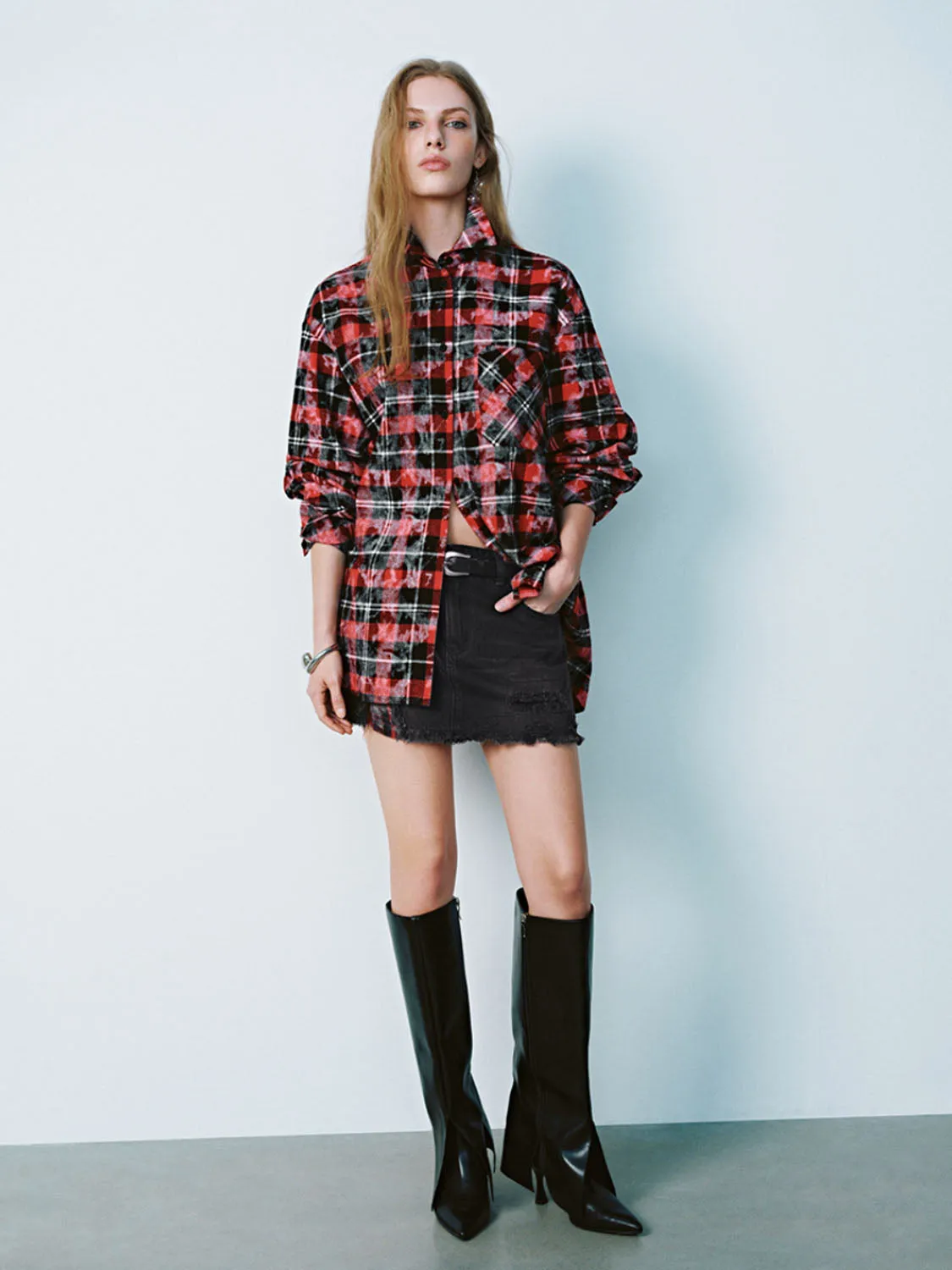 Plaid Long Sleeve Shirts
