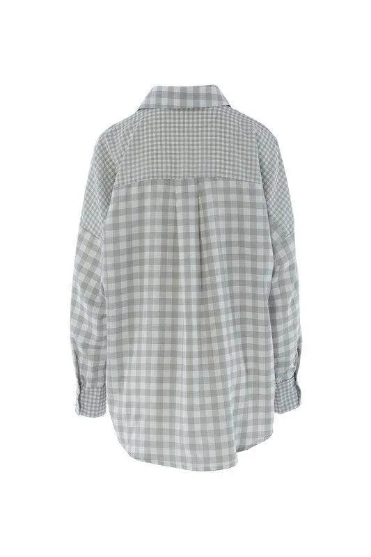 Plaid Shirt with Pocket