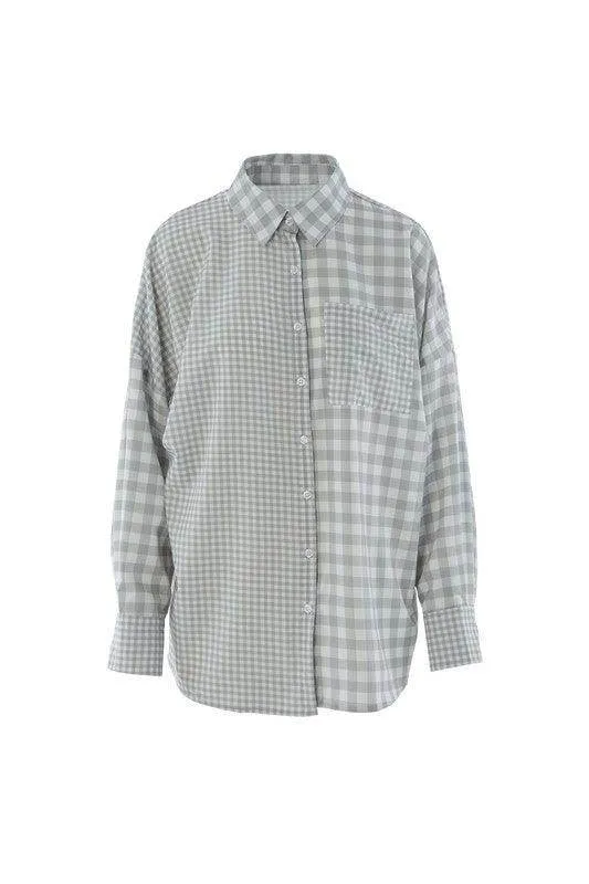 Plaid Shirt with Pocket