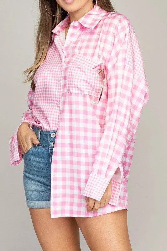 Plaid Shirt with Pocket