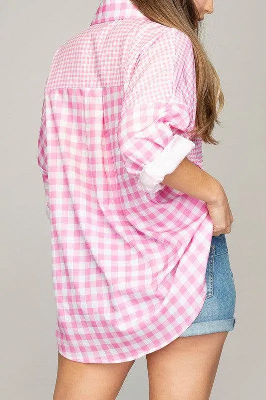 Plaid Shirt with Pocket