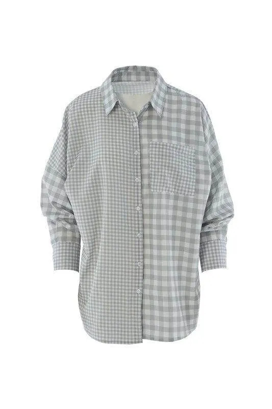 Plaid Shirt with Pocket