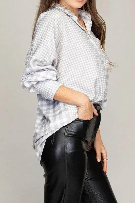 Plaid Shirt with Pocket