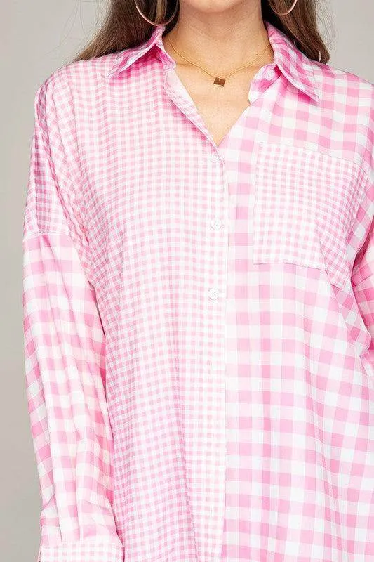 Plaid Shirt with Pocket