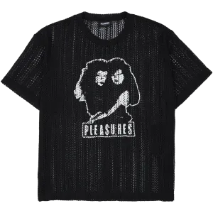 Pleasures Volume Mesh T-Shirt 'Black'