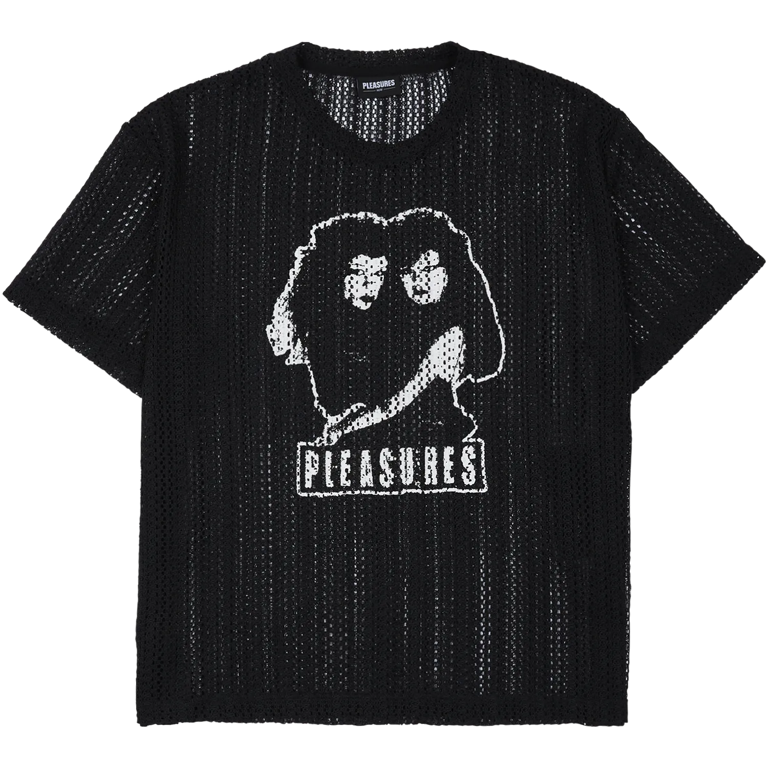 Pleasures Volume Mesh T-Shirt 'Black'