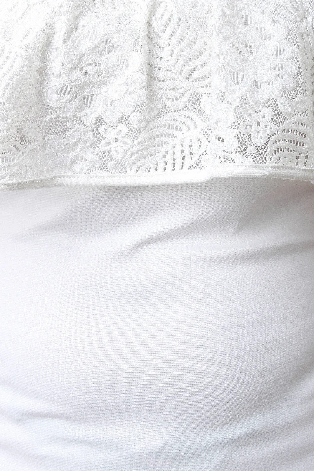 Plus Size Lace Off Shoulder Dress