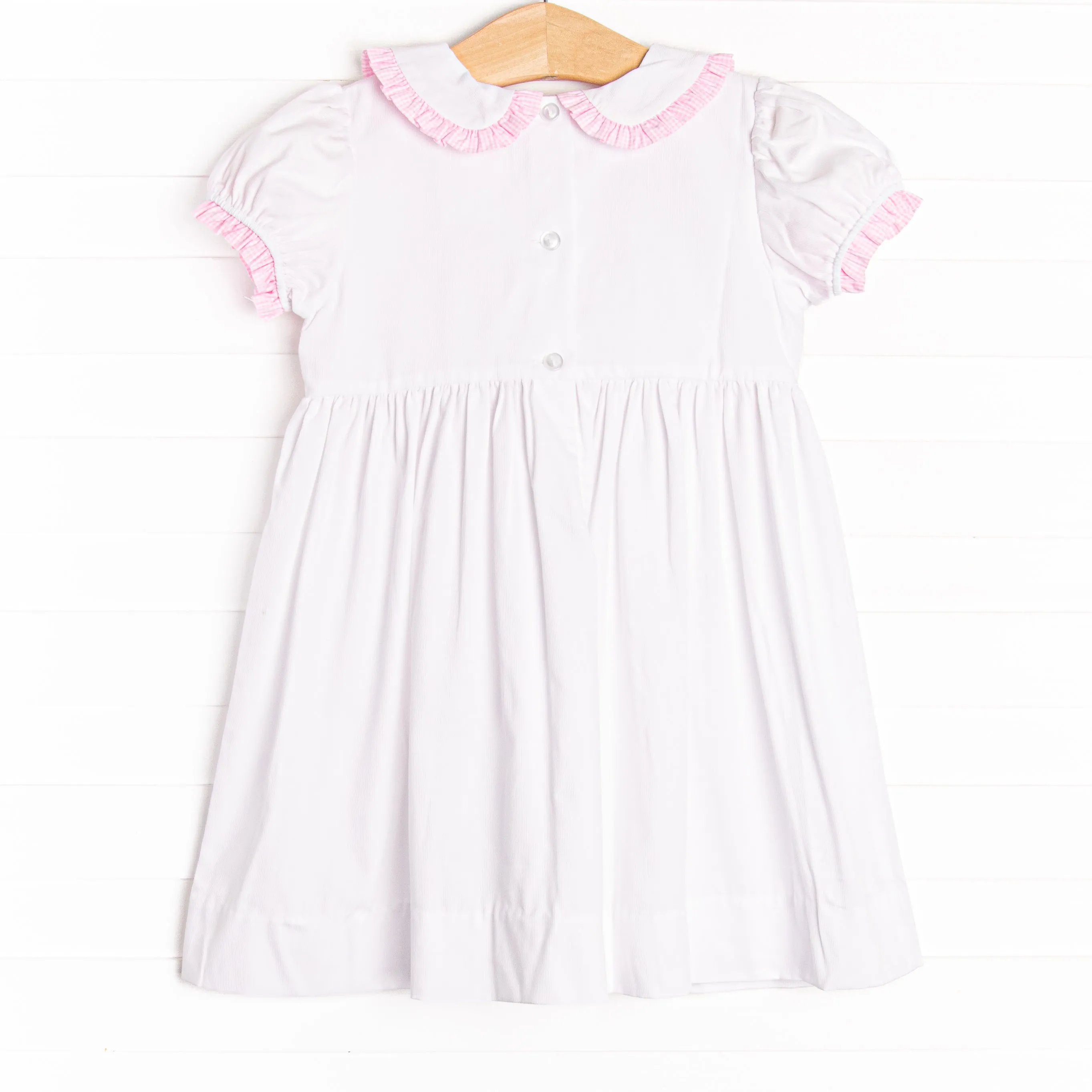 Poppy Cottontail Smocked Dress, Pink