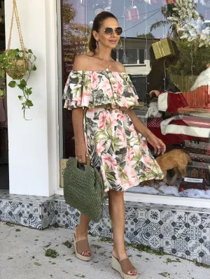 Positano Off the Shoulder Dress