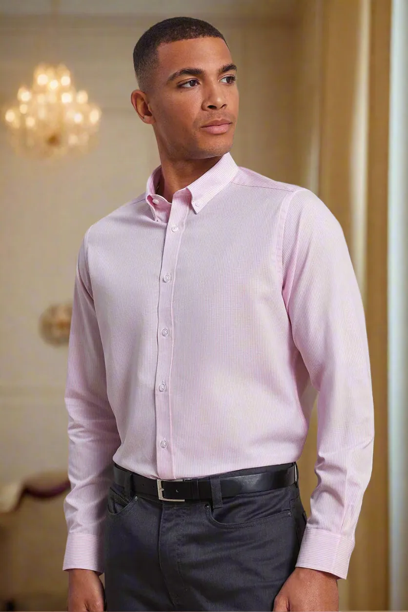 PR238: Mens Long Sleeve Oxford Shirt