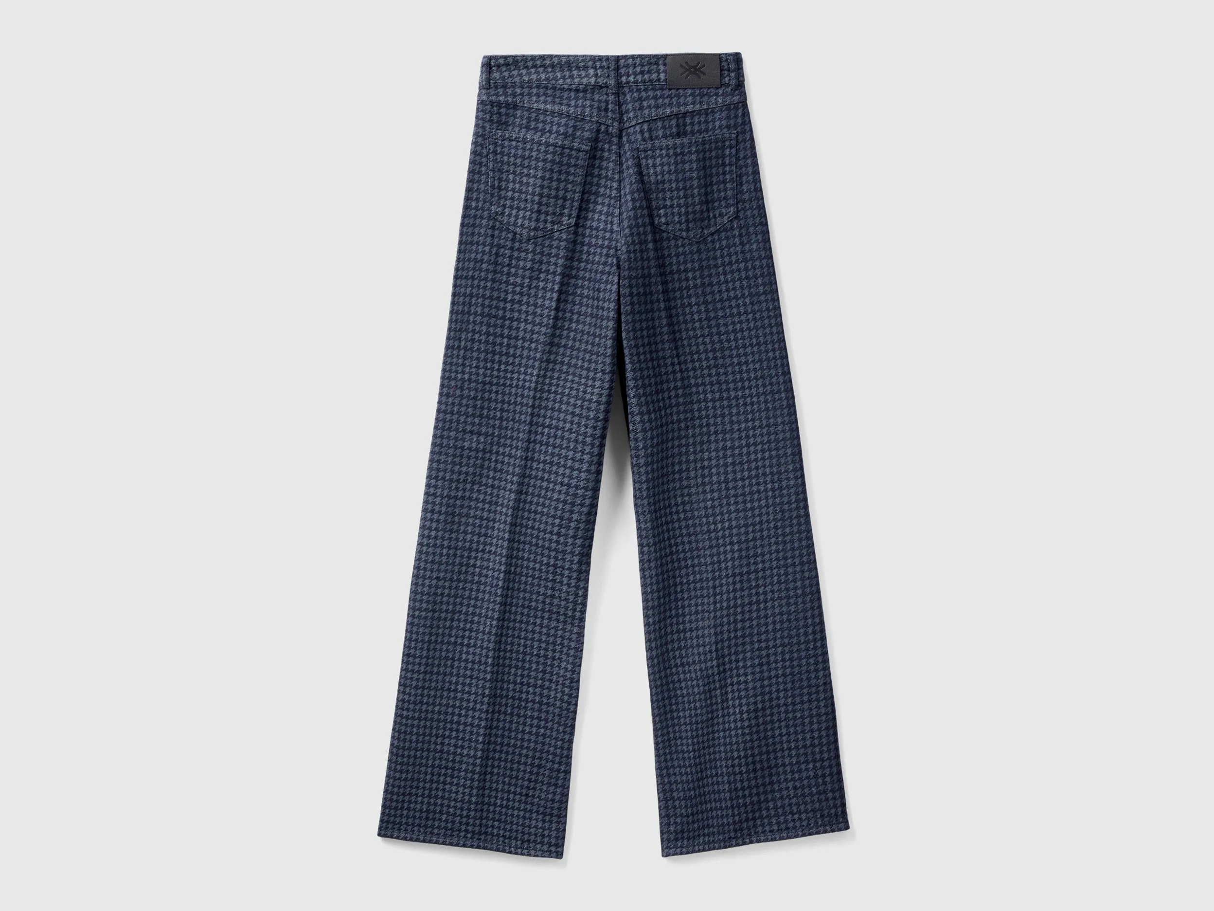 Printed Wide Leg Jeans