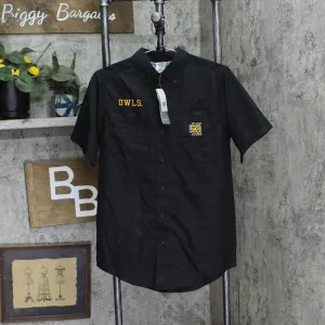 Pro Edge Mens Mesh Lined Kennesaw State Owls Button Up Shirt 7AMKM04SAM Black S