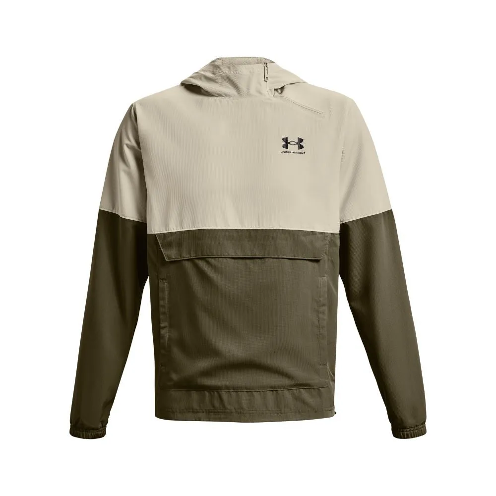 Pull à zip asymétrique UA Woven pour homme