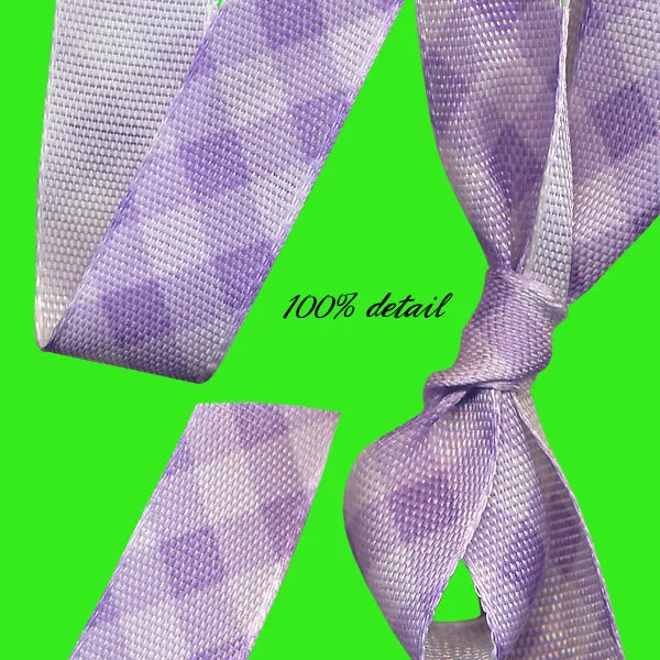 Purple Gingham Ribbons